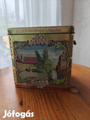 Zenélő fém csokoládés doboz