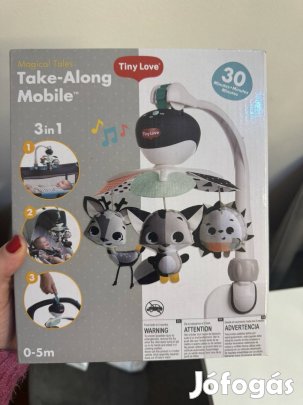 Zenélő forgó kiságyra