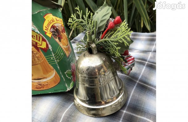 Zenélő karácsonyi műanyag csengő 1500 Ft