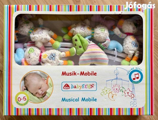 Zenélő körforgó gyerek játék