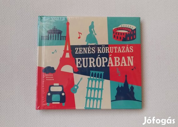 Zenés körutazás Európában c.mediakönyv 3 CD-vel