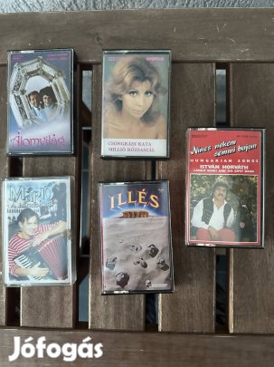 Zenés műsoros kazetták 700Ft /db eladók Budán!