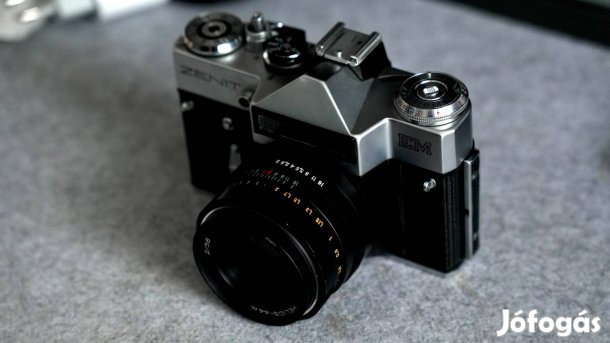 Zenit EM + Helios 44M + Eredeti tok eladó (Tökéletes állapotban)