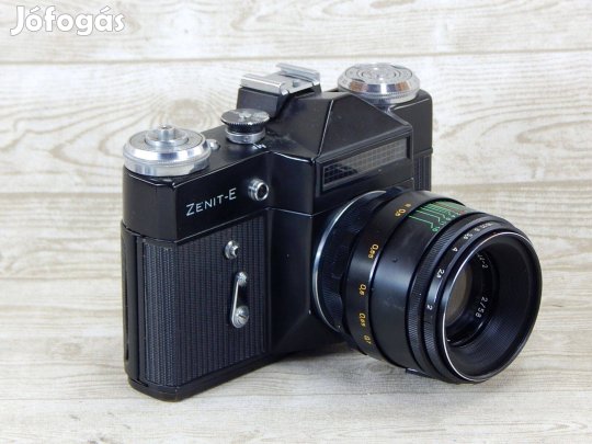 Zenit E retro fényképezőgép - Helios-44-2 58mm 1:2 objektív