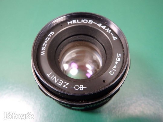 Zenit Helios 44 M-4 Régi Fényképezőgép Objektív IGEN Szép Állapotban