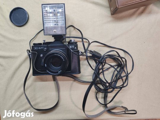 Zenith fényképezőgép+vaku