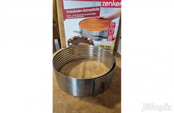 Zenker rozsdamentes tortaszeletelő 26-28 cm átmérőjű, Új