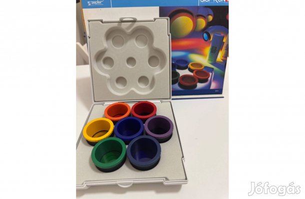 Zepter Bioptron Compact Lámpához való 7 db színes lencse