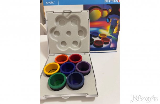 Zepter Bioptron Compact lámpához való 7 db színes lencse Számlával