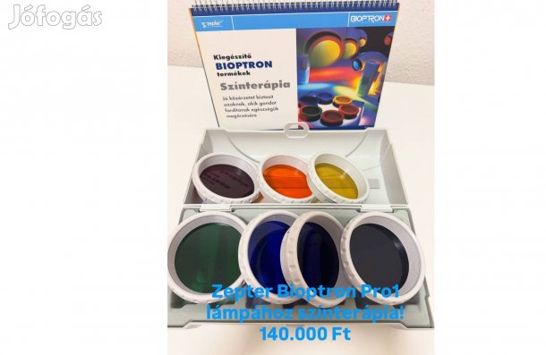Zepter Bioptron Pro1 lámpához színterápiás készlet számlával