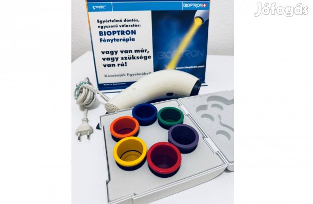 Zepter Bioptron compact lámpa és színek együtt Garancia 2 év