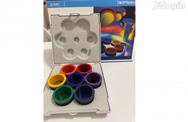 Zepter Bioptron kézi lámpához 7 db-os színkészlet számlával