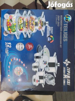 Zepter jellegő edénykészlet dobozában