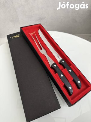 Zepter kés és húsvilla dísz dobozban