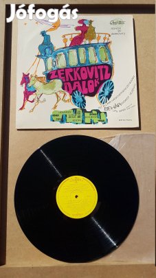 Zerkovitz Béla Zerkovitz Dalok Lpx 16561 LP hanglemez bakelit lemez