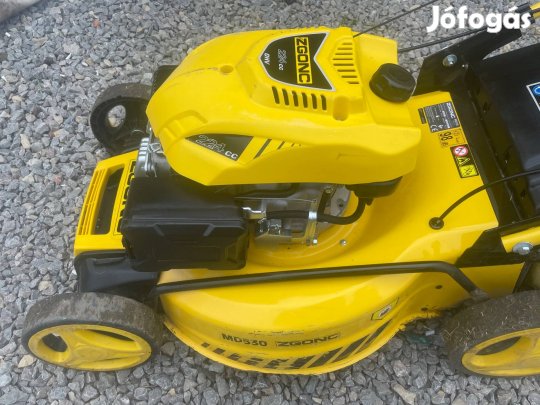 Zgonc MD530 önjárós benzines fűnyíró újszerű állapot, erős 224 cm