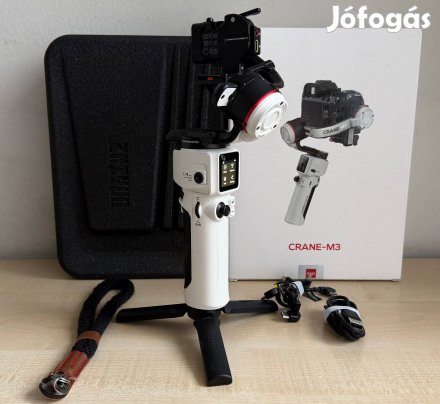 Zhiyun Crane M3 gimbal plusz Vanguard fotós hátizsák eladó!
