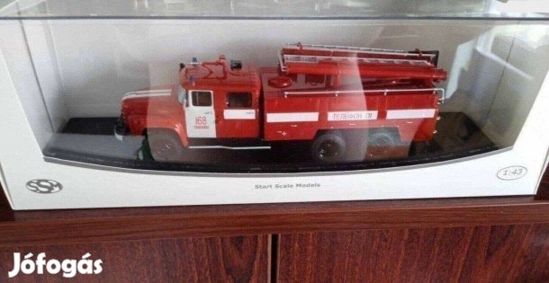 Zíl 133gja (ASz40) tűzoltó "SSM" kisauto modell 1/43 Eladó