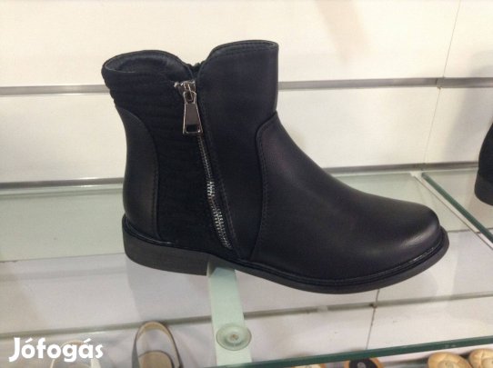 Zipzáras női boka csizma 39/40