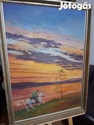 Zivatar után,  olaj vászon 