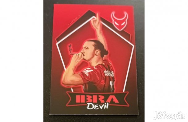 Zlatan Ibrahimovic AC Milan Ibra Devil focis kártya Fantop