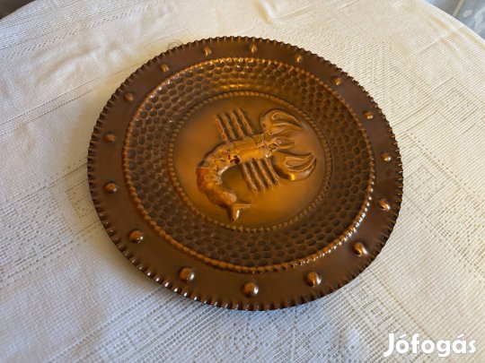 Zodiákos jellel falitányér