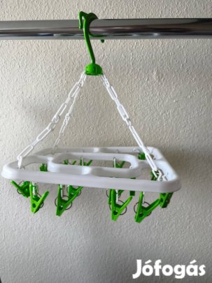 Zokniszárító 18 db-os új műanyag