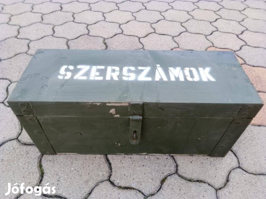 Zöld Katonai Szerszámos Láda Eladó
