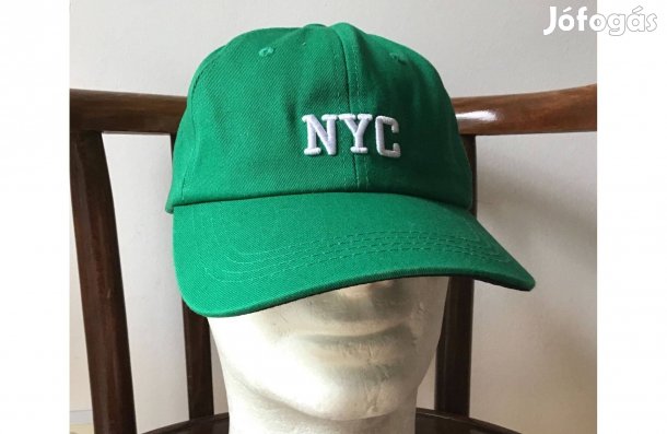 Zöld NY Baseball sapka- hibátlan. Méret: állitható, 60-as fej