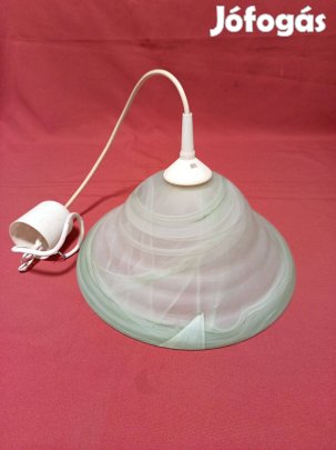 Zöld csillár üveg lámpa eladó !!