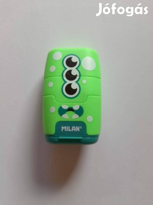 Zöld dobozos Milan radír és hegyező egyben