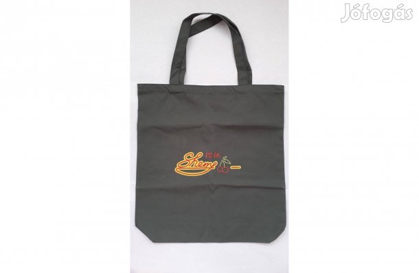 Zöld erős textil új bevásárló táska 47x44 cm + fül- -_
