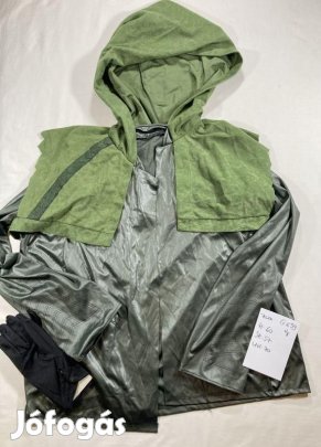 Zöld íjász jelmez, felnőtt jelmez, új G639