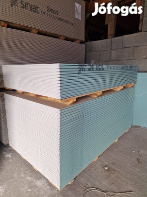 Zöld impregnált gipszkarton lapok