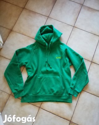Zöld kapucnis pulóver M/L 
