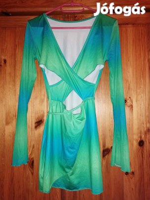 Zöld-kék nyári ruha 