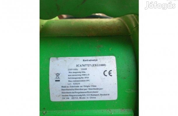 Zöld kerti szivattyú Eladó