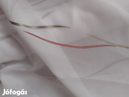 Zöld-lila hullám mintás új függöny (7,3m x 280cm)