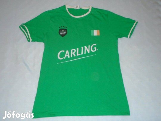 Zöld pamut póló 14-15 évesre (méret 170)