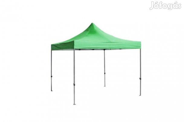 Zöld színű 3x3 méteres összecsukható piaci sátortető, horgász pavilon
