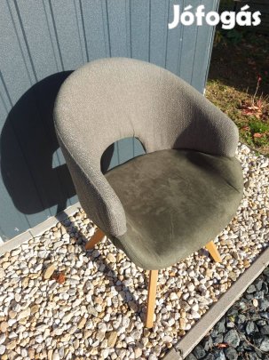 Zöld színű kárpitos szék eladó