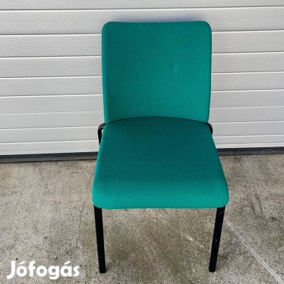 Zöld színű konferenciaszék, tárgyalószék, Steelcase - használt bútor