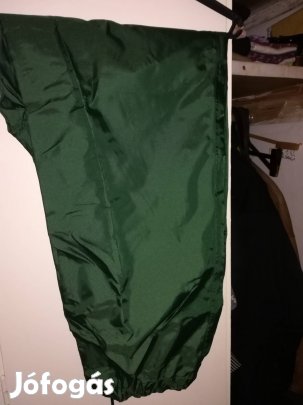 Zöld szinű uniszex eső nadrág
