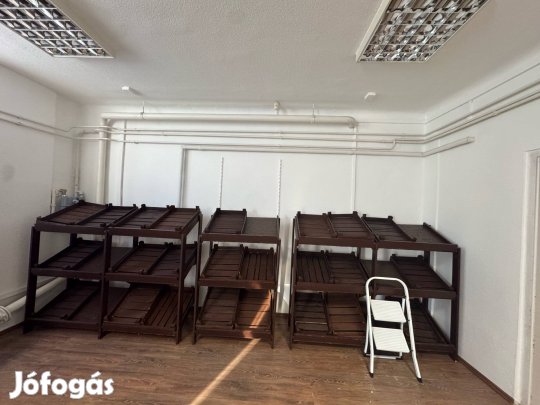 Zöldséges állvány - pult, teljes berendezés