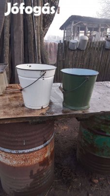 Zománcos vizes vödör