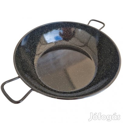 Zománcozott Paella magas falú serpenyő 50 cm