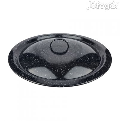 Zománcozott fekete fedő 44cm-es bográcsfedő