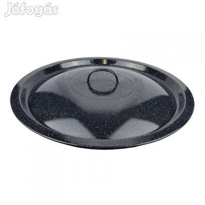 Zománcozott fekete fedő 48cm-es bográcsfedő