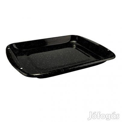 Zománcozott fekete tepsi 41,8 cm