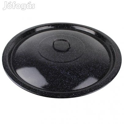 Zománcozott fekete üst fedő 61cm-es üstfedő